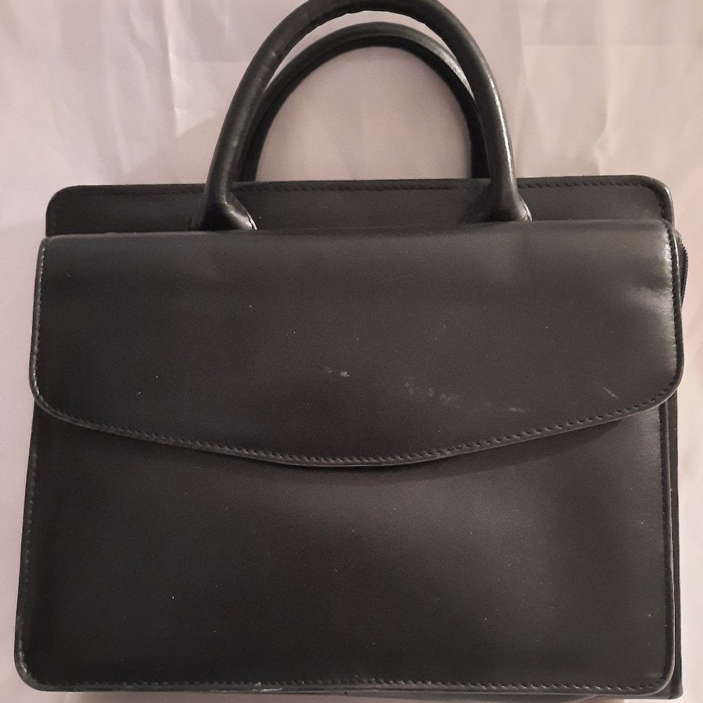 franklin planner black purse carrier